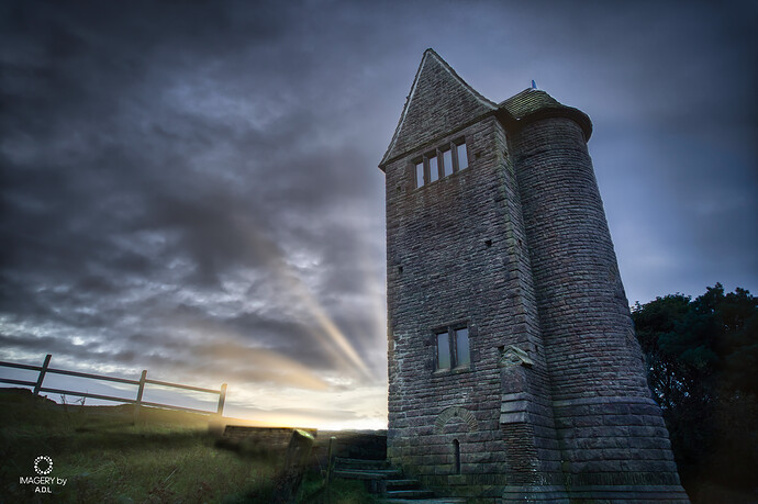 pig tower sunrays-1