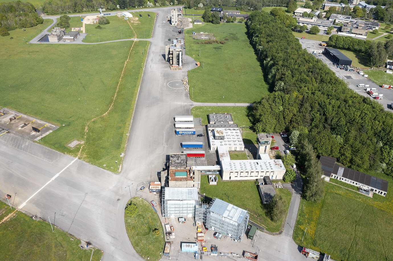 Fire Service College, MoretoninMarsh Photos by Drone Grey Arrows