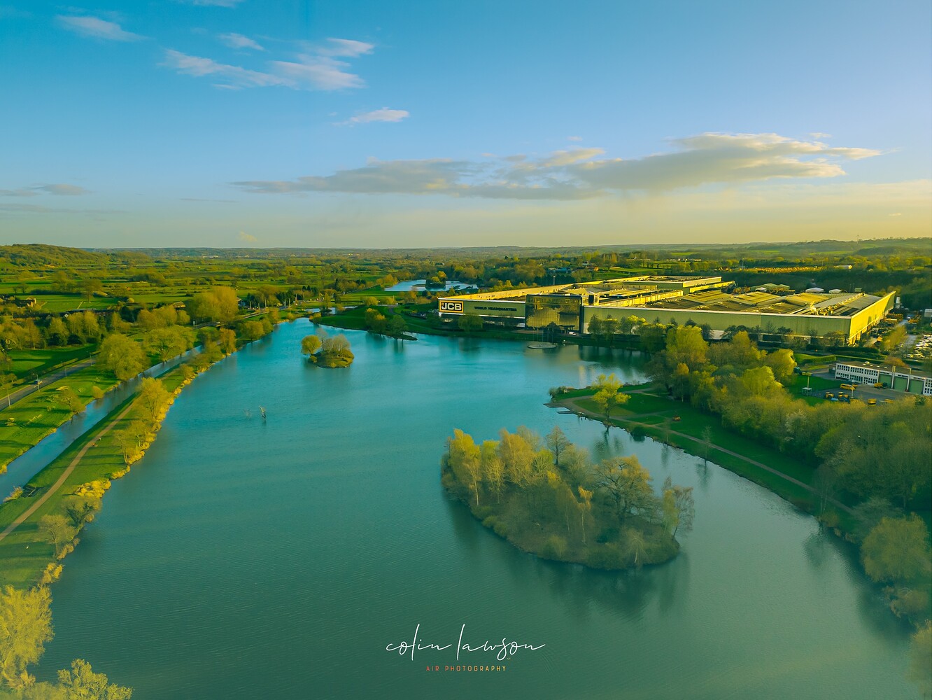 JCB Lake, JCB World Headquarters, Denstone, Uttoxeter Added to Lakes
