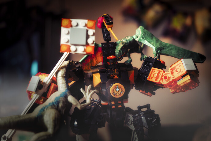 dino vs mech lego