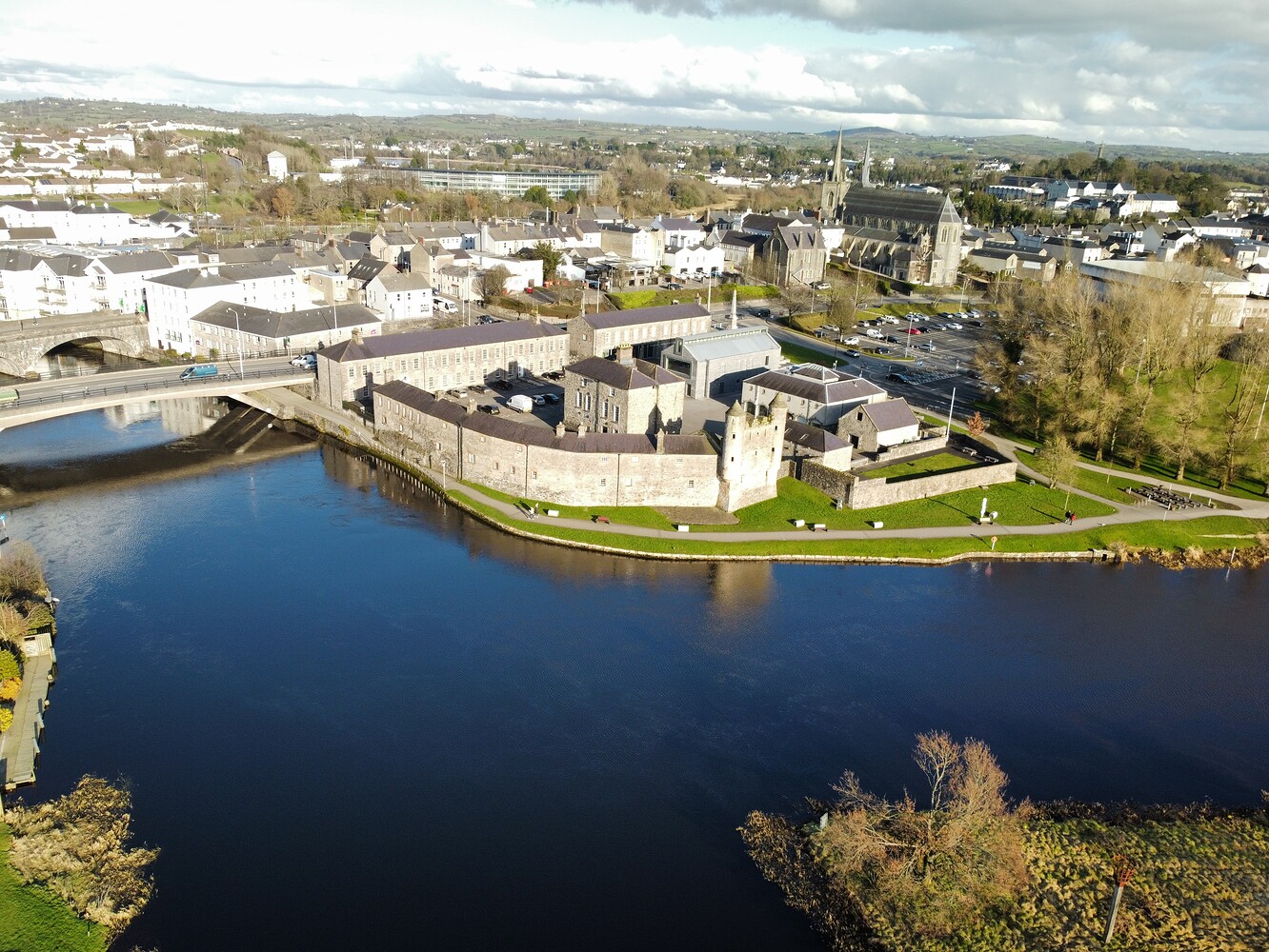 Enniskillen Castle Photos by Drone Grey Arrows Drone Club UK