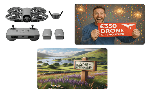 DJI Neo 2 Fly More Combo OR £350 Drone Gift Vouchers