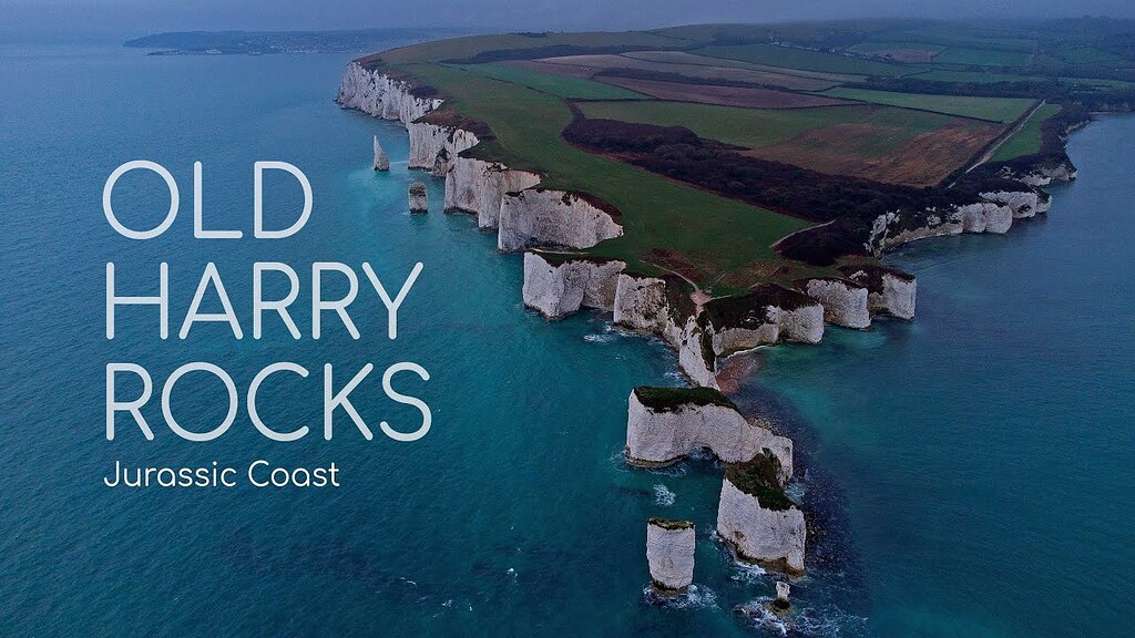 Old Harry Rocks with mini 2 and go pro - Videos by Drone - Grey