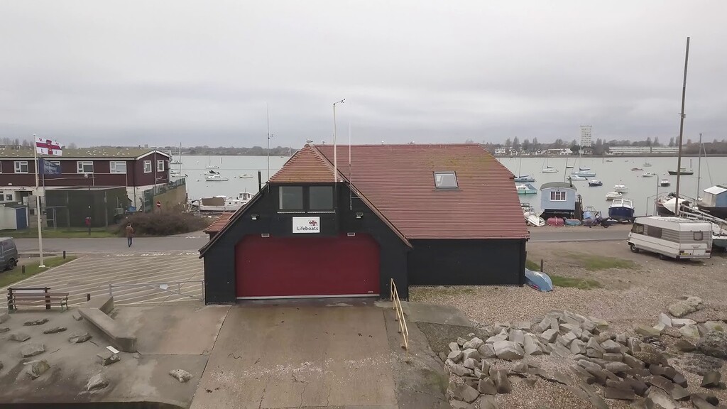 Lock Lake / Portsmouth RNLI station Added to Modern Buildings in