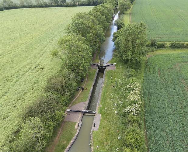 oxford canal claydon locks 5