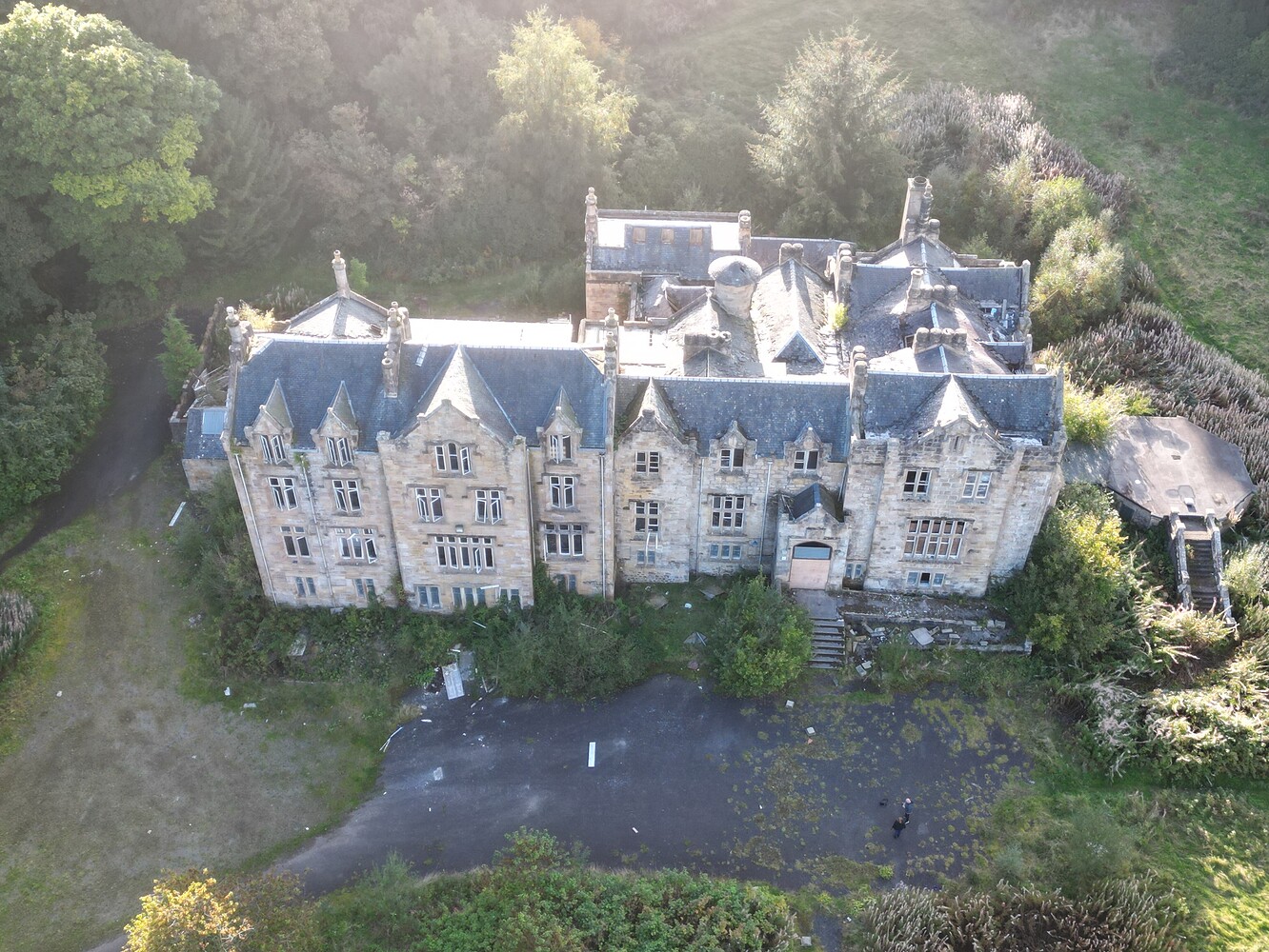 Glaisnock house Cumnock Ayrshire Added to Historic Buildings in Scotland Where to fly your