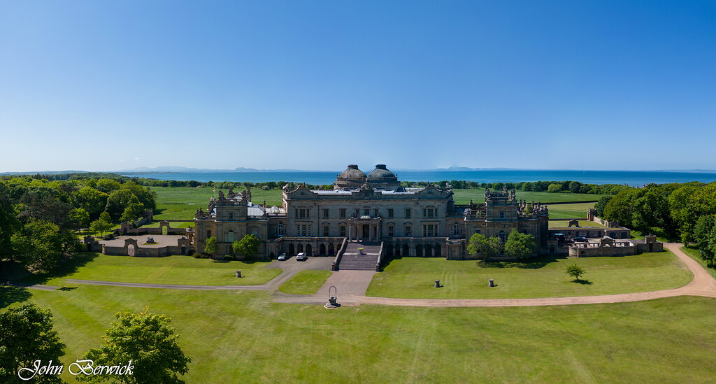 Gosford House, East Lothian, Scotland Photos by Drone Grey Arrows
