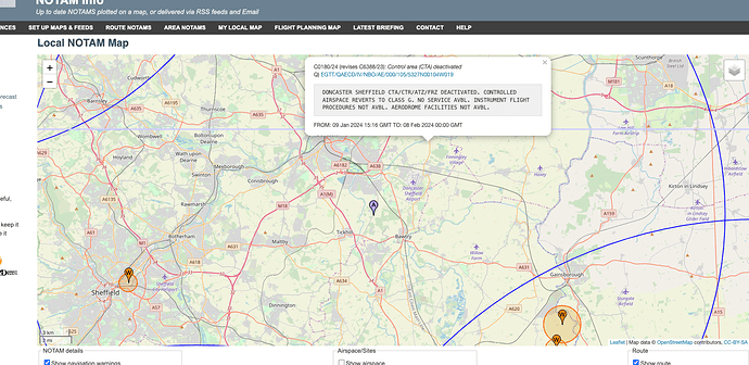 Local-NOTAM-Map-NOTAM-Info