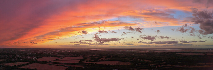 Incredible Sunset by Drone