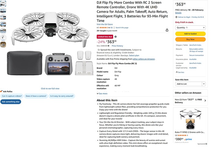 DJI Flip Amazon