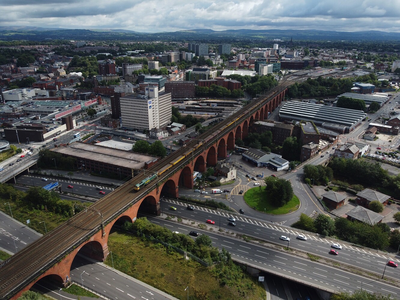 Stockport Railway Viaduct Added to Bridges in North West Where to fly your drone in the UK