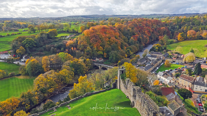 Richmond and river Swale