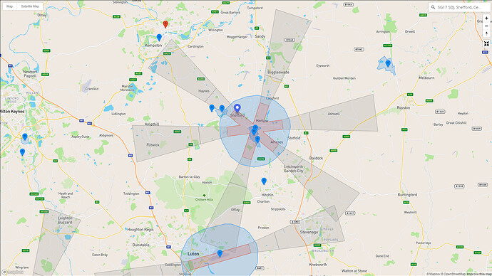 1. DJI Fly Safe Map - RAF Henlow