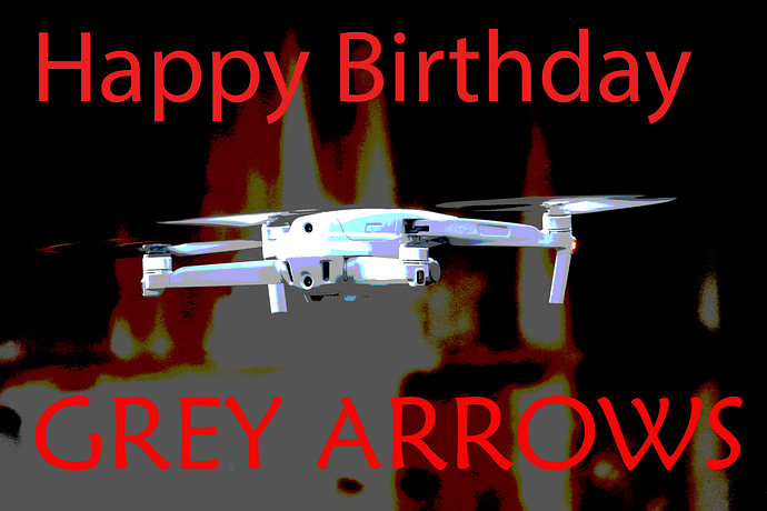 Happy Birthday Grey Arrows jazzy copy
