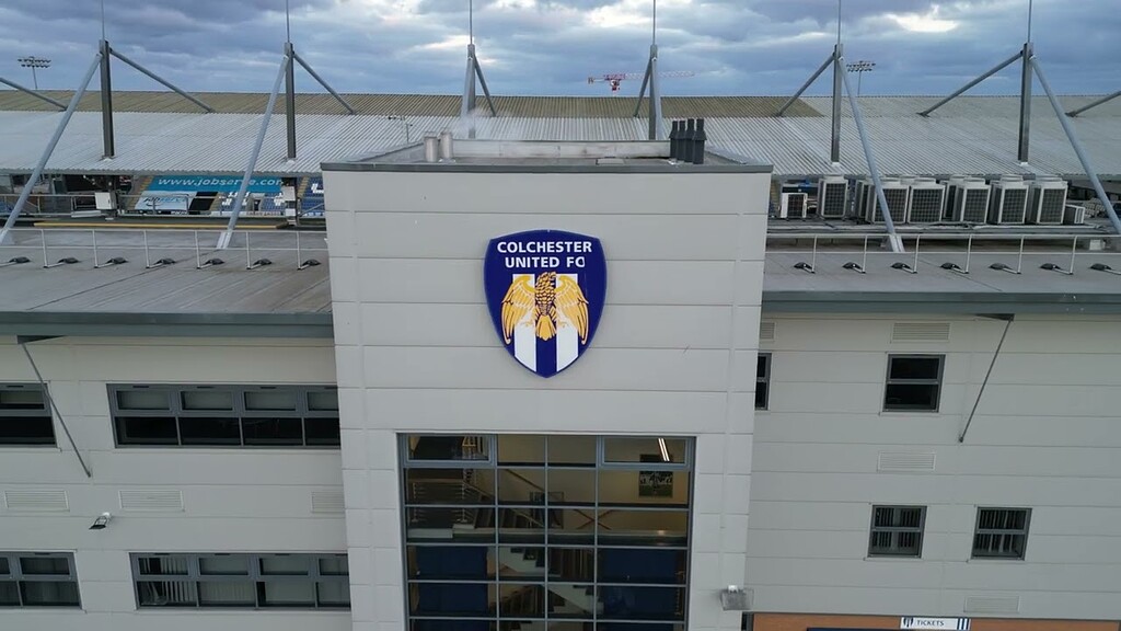 Colchester United Football Stadium Videos By Drone Grey Arrows colchester-united-football-stadium-videos-by-drone-grey-arrows