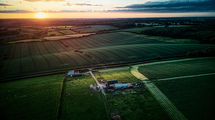 Farm Sunset