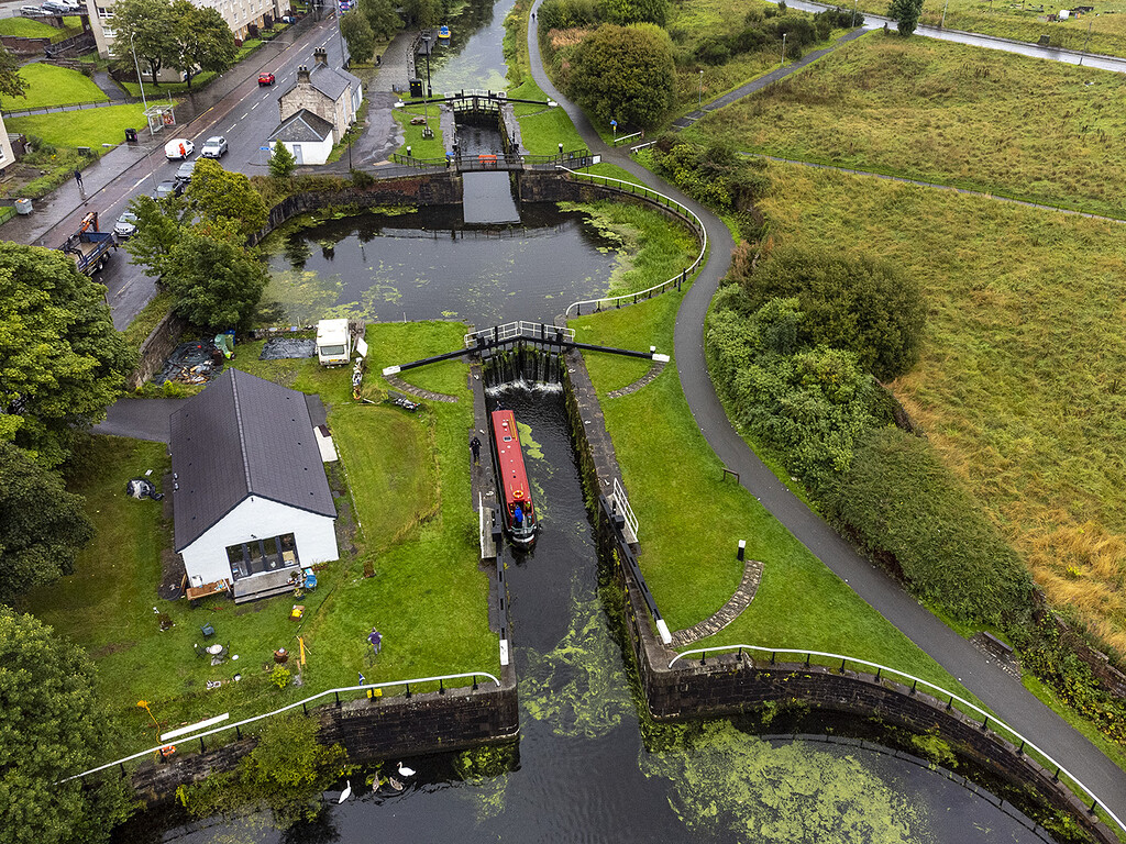 Maryhill Locks, Glasgow Added to Rivers and Canals in Scotland