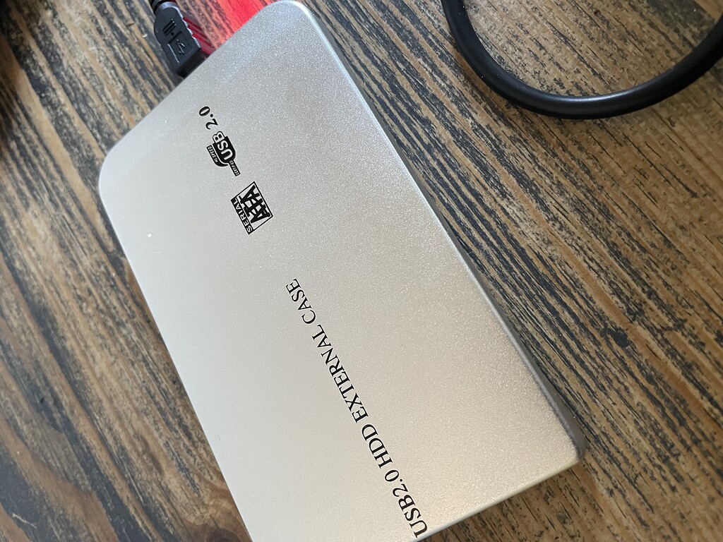 Old external hard drive is breaking down it’s over 12 years old