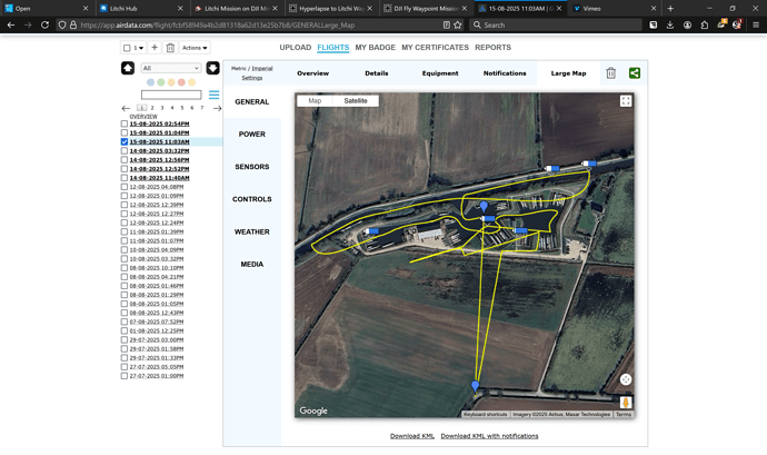 airdata over water