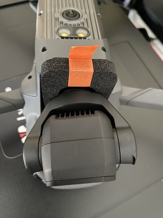 Gimbal motor overload when you to remove the foam 😬 General