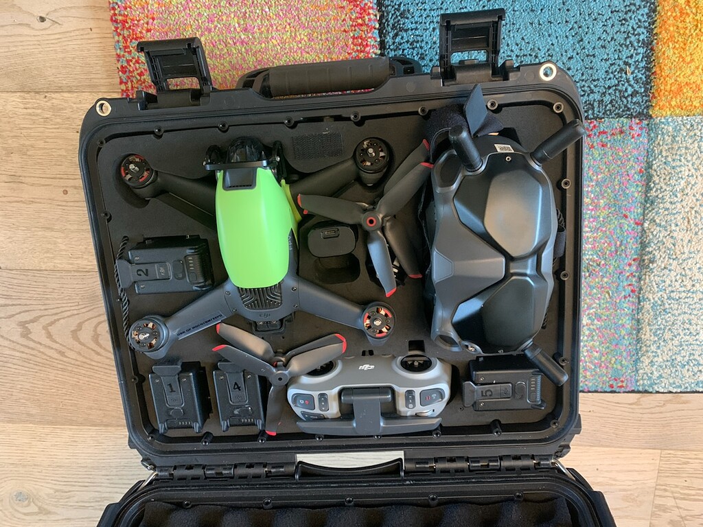 DJI FPV in bomb proof case with many extras! - For Sale & Wanted - Grey ...