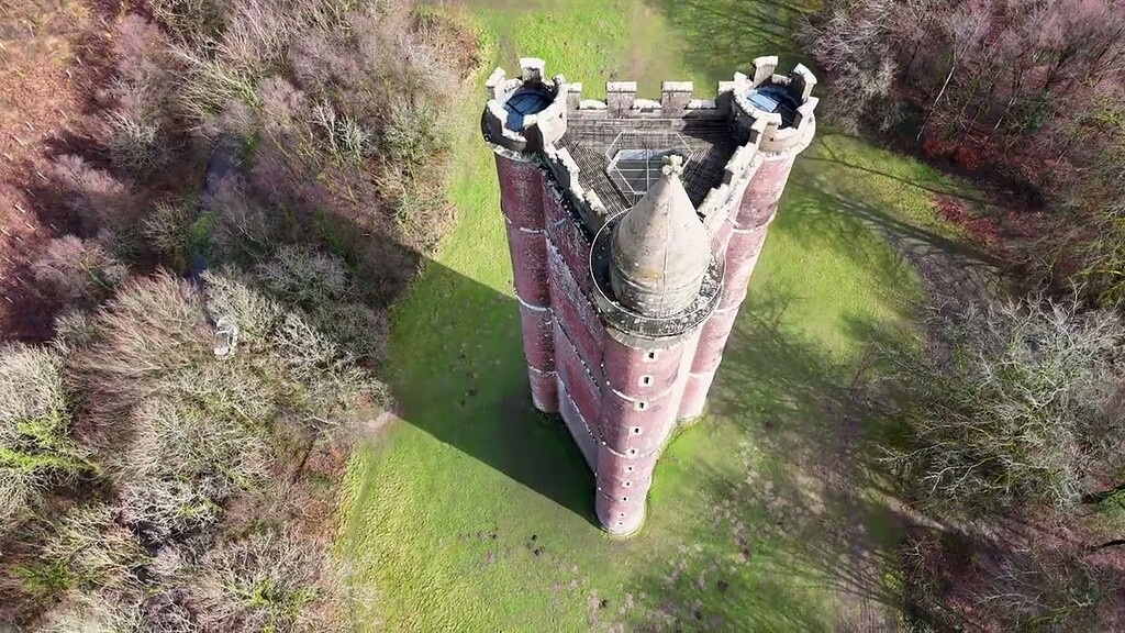 King Alfred's Tower path view