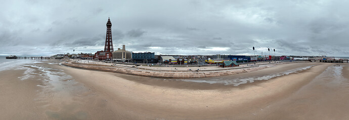 Blackpool prom