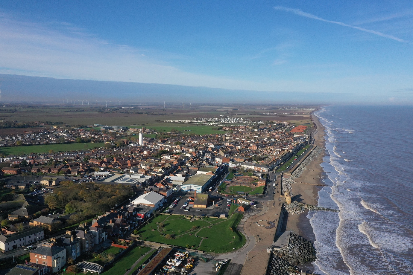 Withernsea (East Yorkshire) Photos by Drone Grey Arrows Drone Club UK