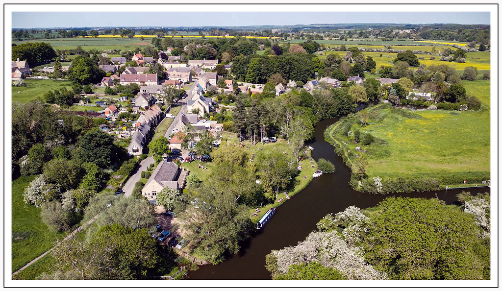 Wadenhoe Village Photos by Drone Grey Arrows Drone Club UK