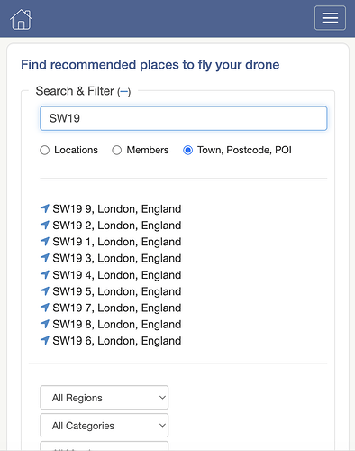 Search requires too many entries for a postcode - Drone Scene - Grey ...