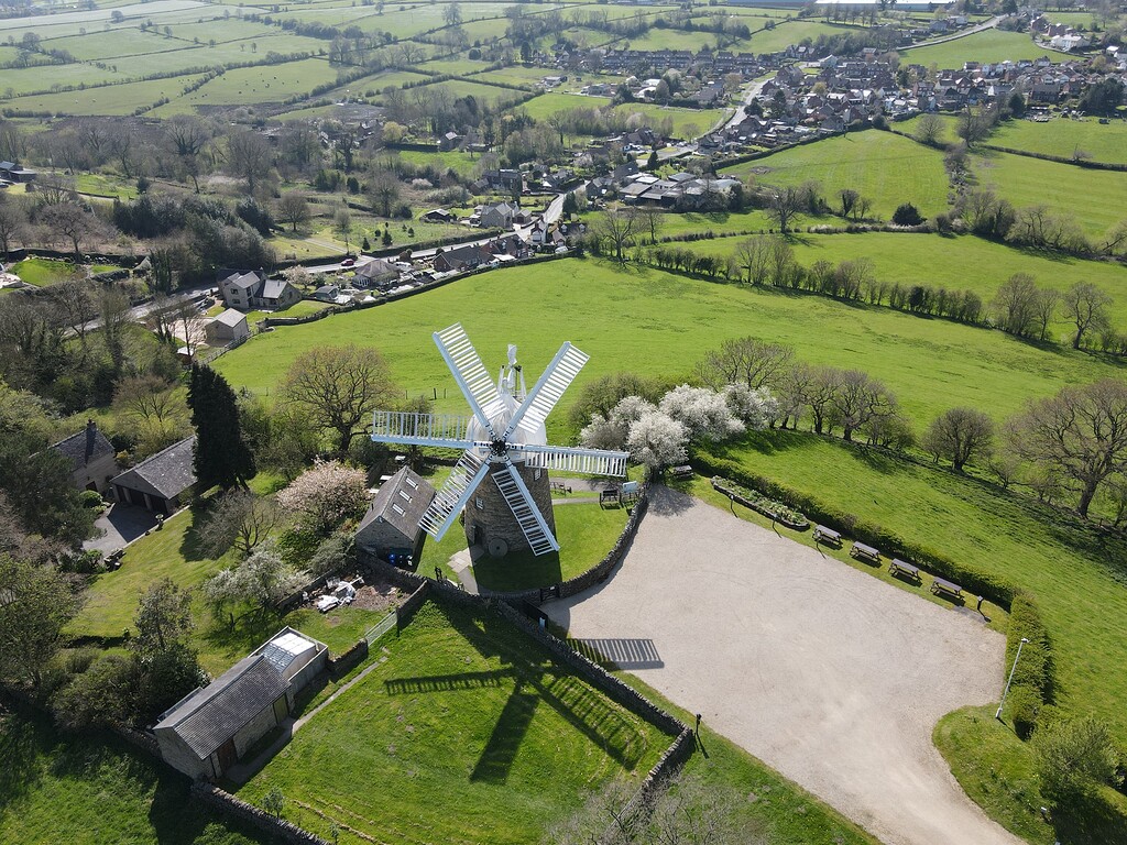 Heage Windmill , Chesterfield Road, Heage. Added to Historic