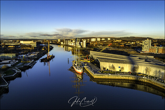 Glasgow Riverside Museum Sunrise - 160123