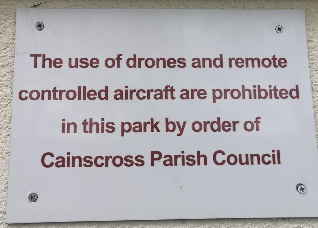 Parish Council Do not fly sign - Legal & Privacy - Grey Arrows Drone ...