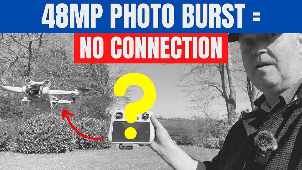 Mini 3 Pro Losing signal after taking successive 48mp photos