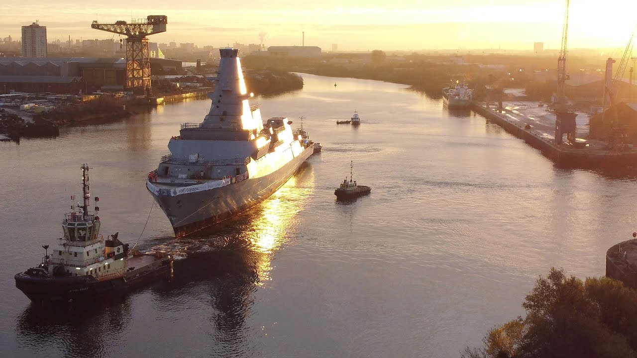 NATO ships in Glasgow - Photos by Drone - Grey Arrows Drone Club UK