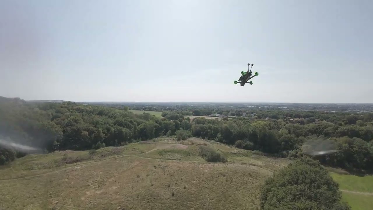Drone chase around the park!