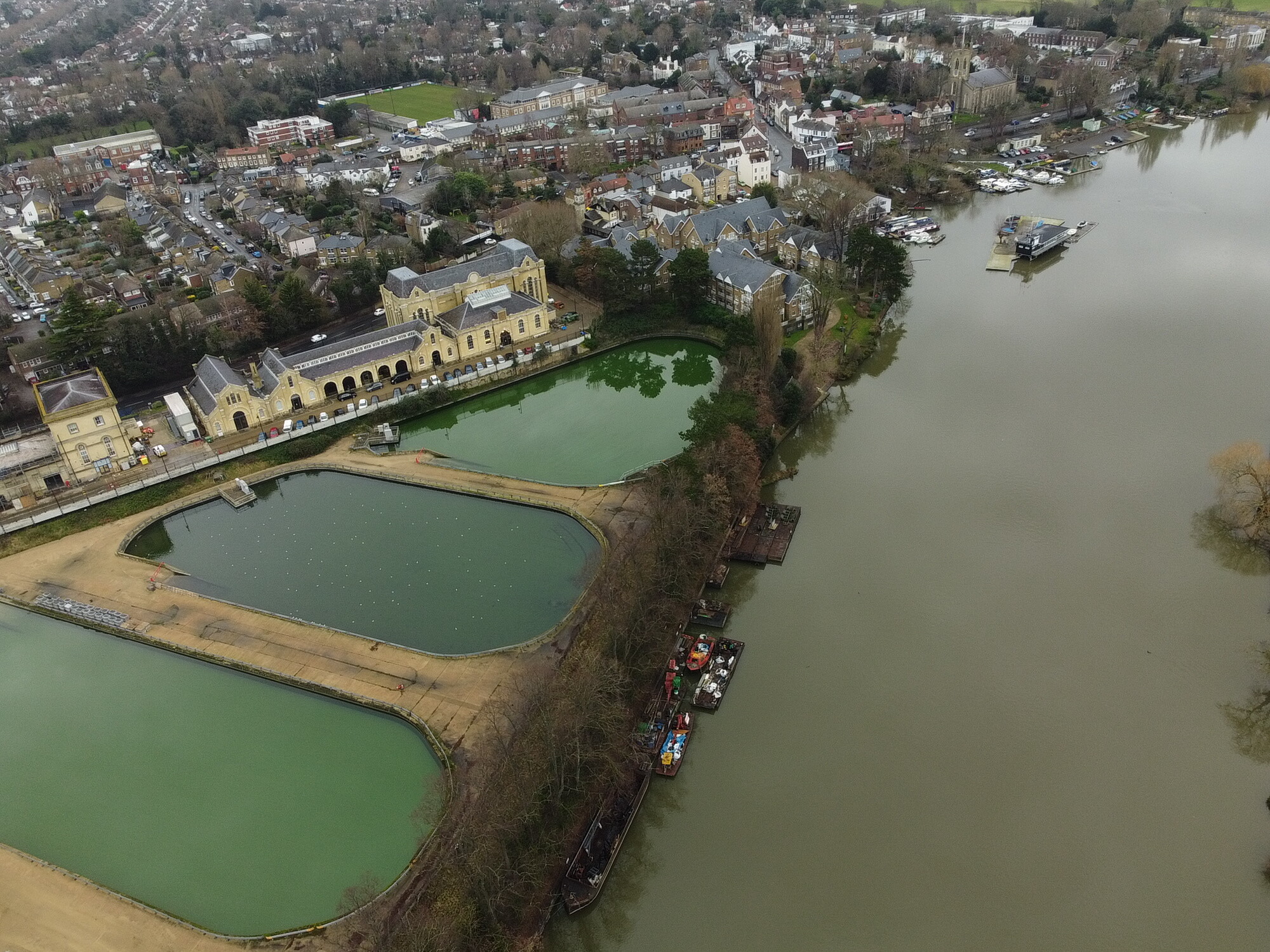 Hampton and Kempton water works Where to fly your drone in the UK