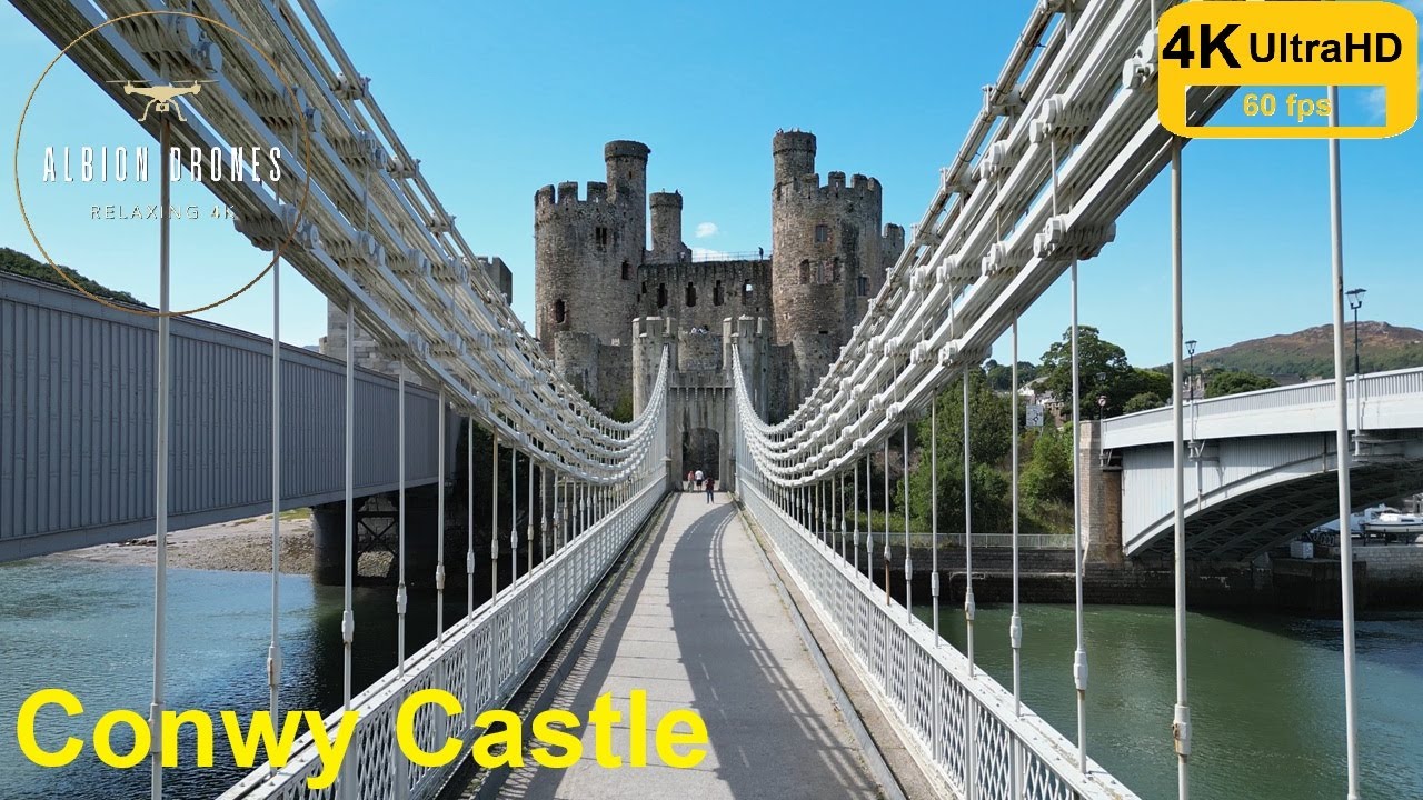 Epic Reveal - Conwy Castle - DJI MINI3 Pro 4K 60fps