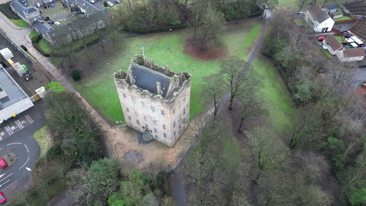 Alloa Tower Scotland Videos by Drone Grey Arrows Drone Club UK