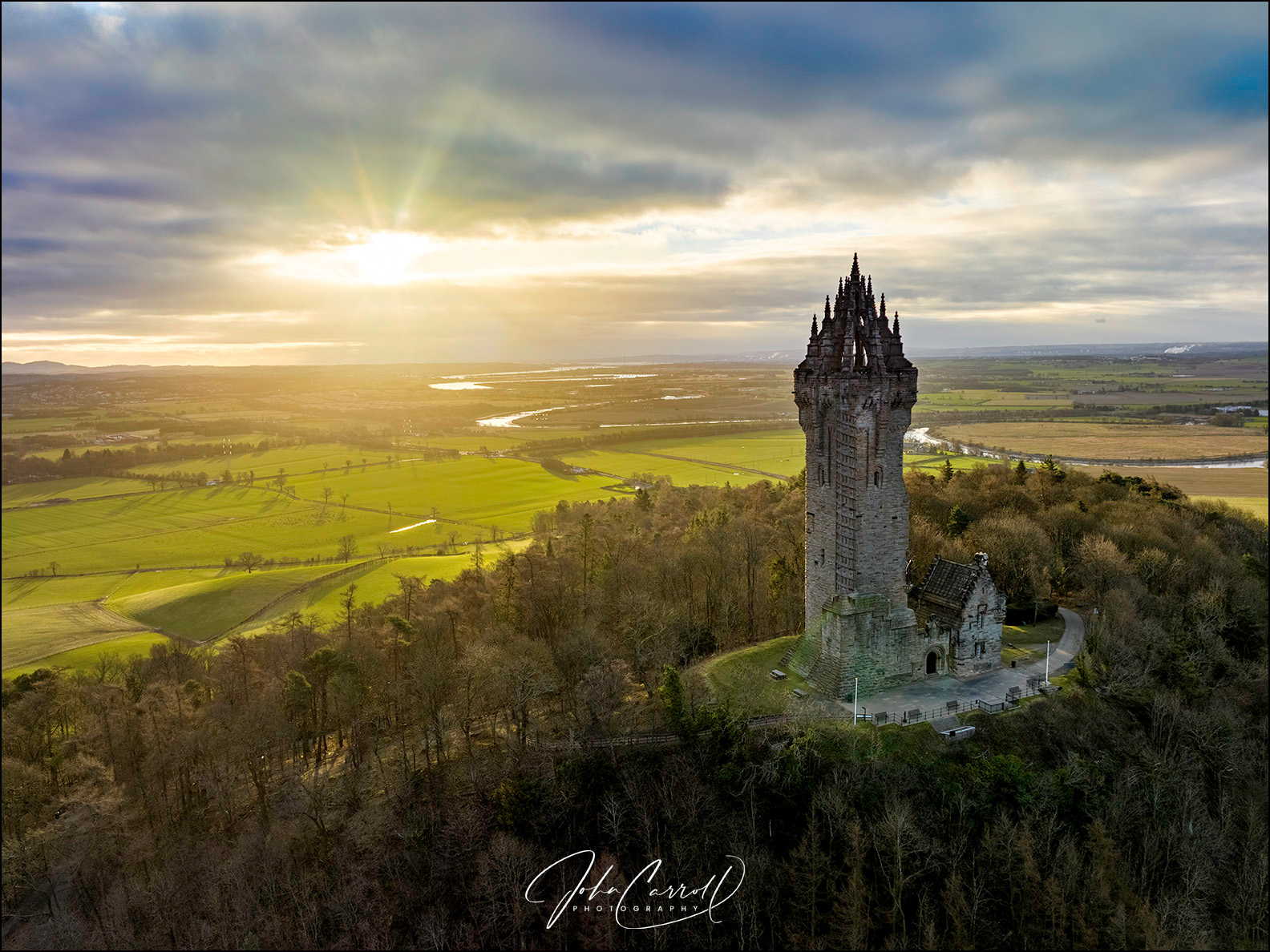 Stirling Castle The Wallace Monument Photos By Drone Grey Arrows 