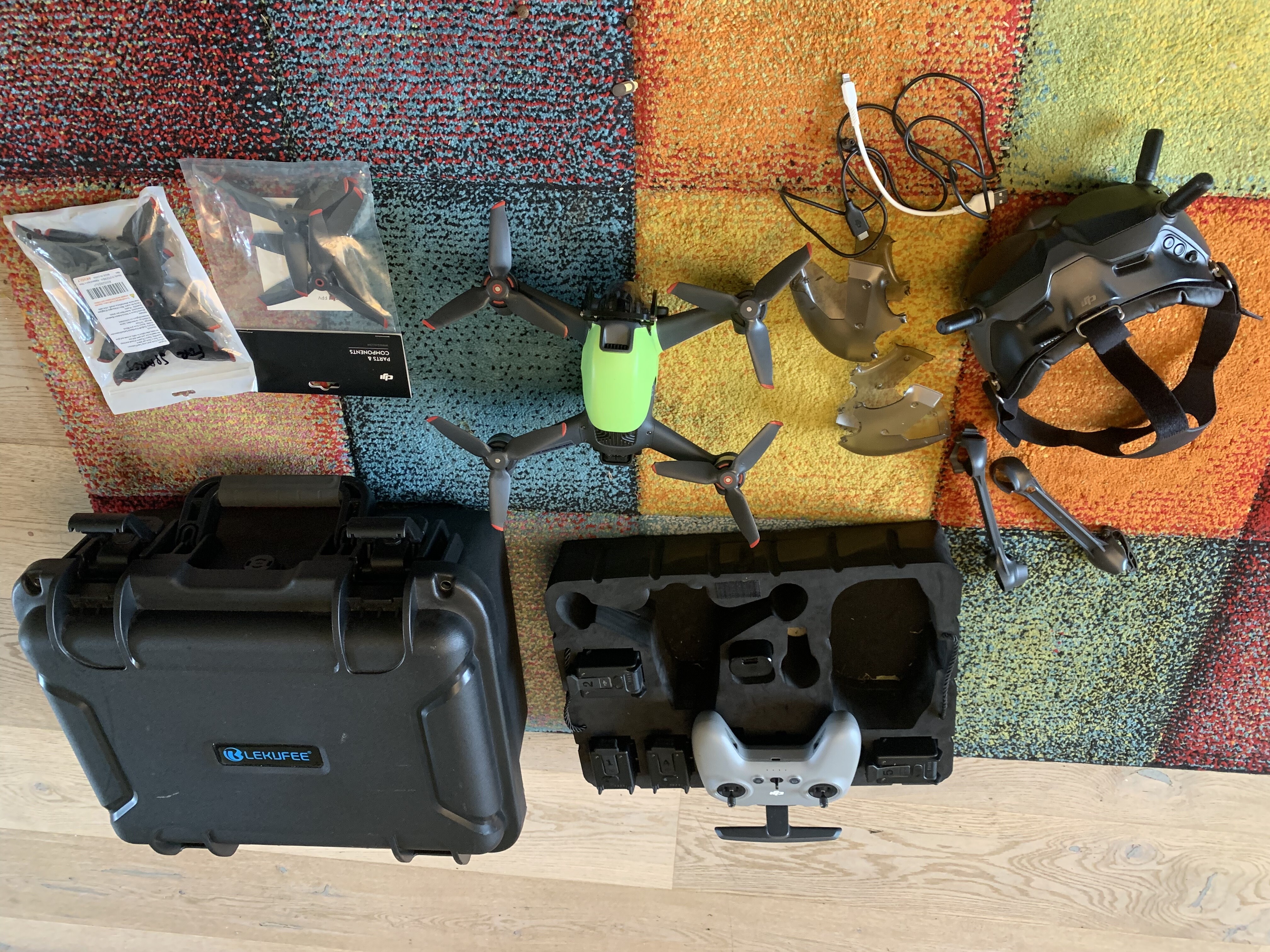 DJI FPV in bomb proof case with many extras! - For Sale & Wanted - Grey ...