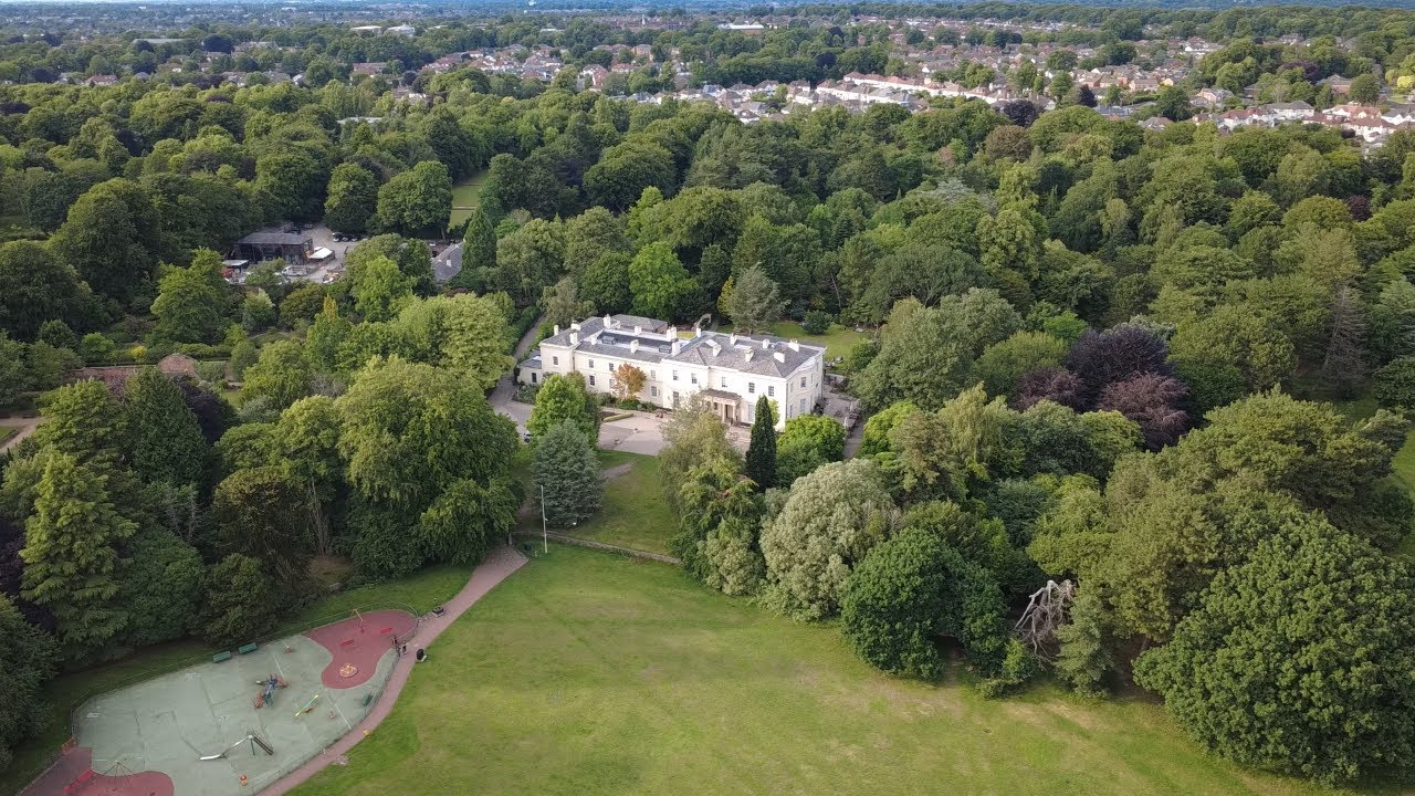 Calderstones Park Reader Mansion House Videos By Drone Grey 